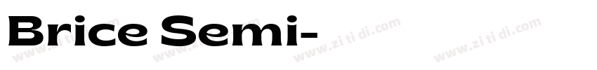 Brice Semi字体转换